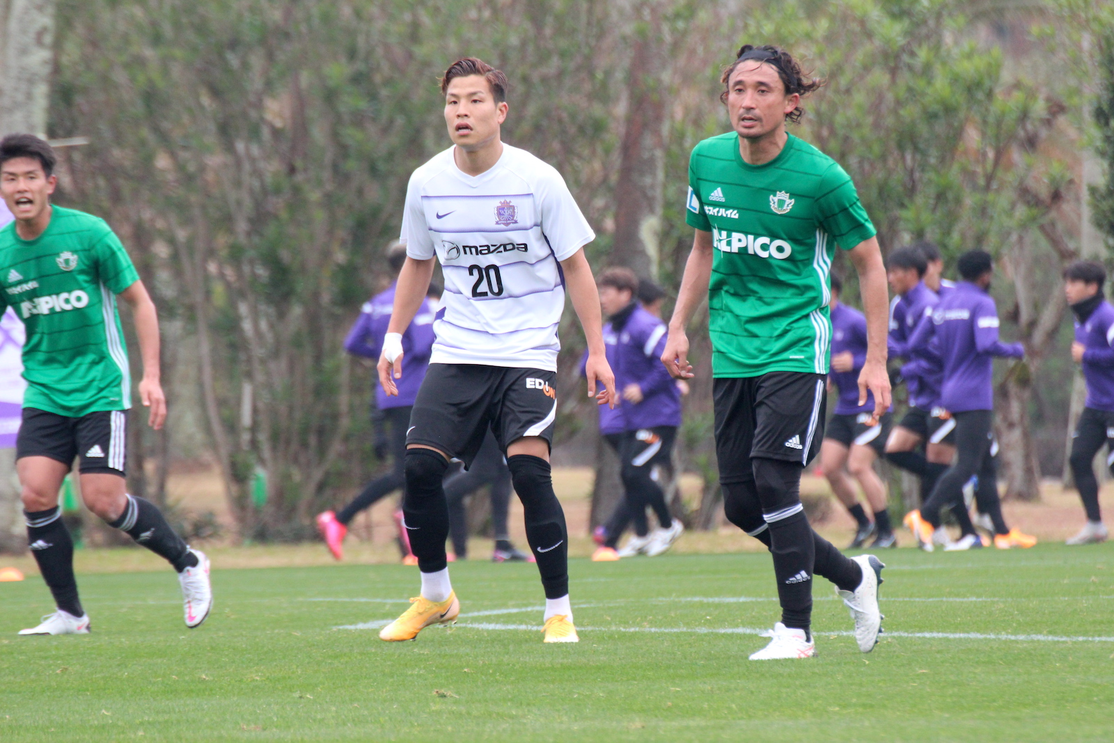 トレーニングマッチの結果 Vs サンフレッチェ広島 松本山雅fc